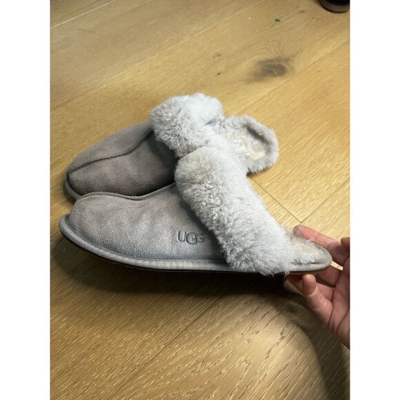 UGG Scuffette Women's Slippers - Light Grey US Size 8 - Picture 3 of 7